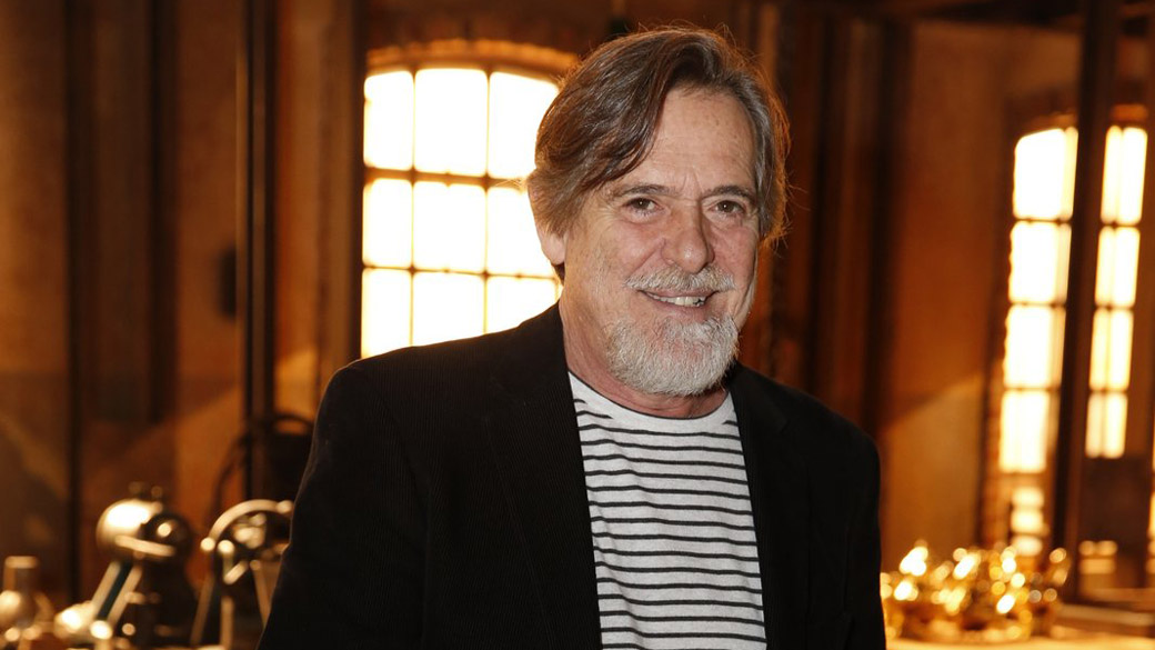 José de Abreu na coletiva de imprensa da nova novela das seis 'Joia Rara'