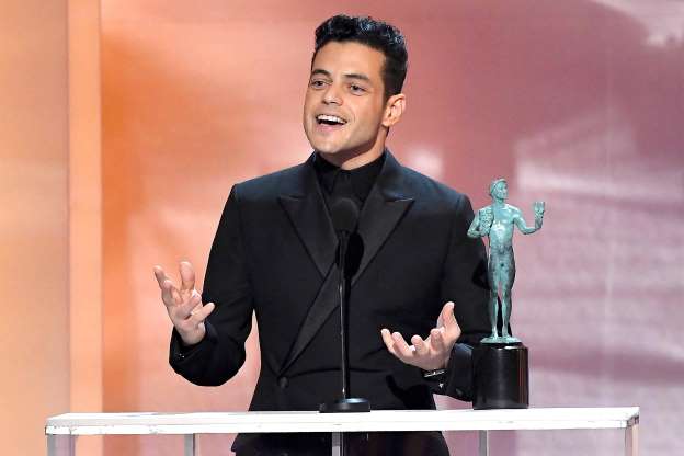 Rami Malek triunfa no SAg por seu papel em "Bohemian Rhapsody"