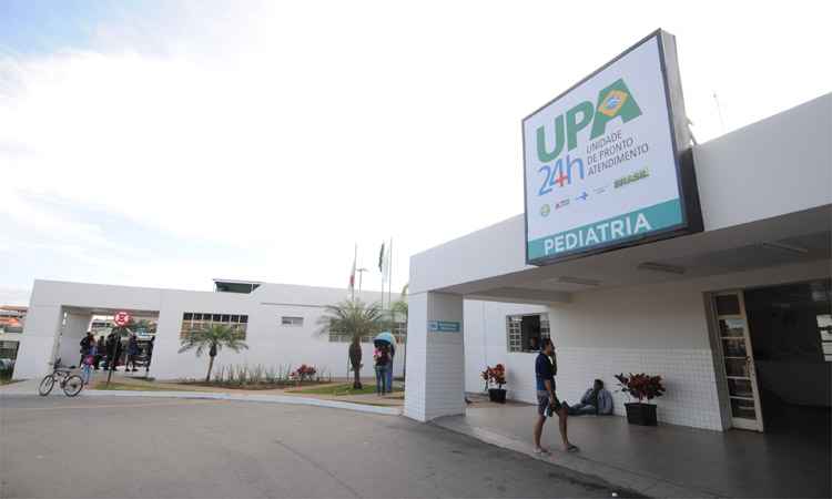 Unidade atende a um dos bairros mais populosos da Grande BH, o São Benedito. Para promotor, falta de retaguarda hospitalar agravou condições do serviço e prejudicou a população (foto: Leandro Couri/EM/D.A Press)